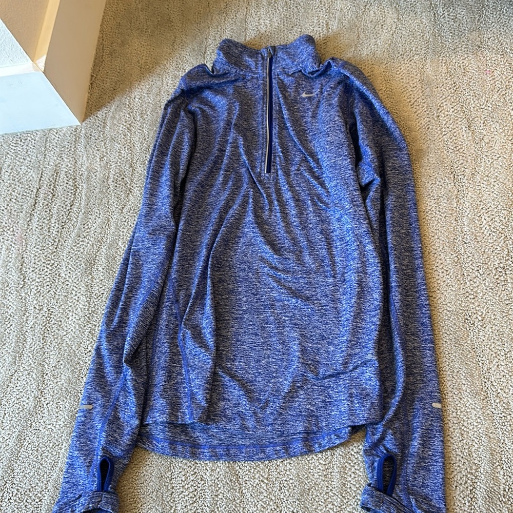 Nike dri fit long sleeve half zip